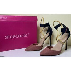 Shoedazzle Donatella Pumps Rose Multi Size 8.5
